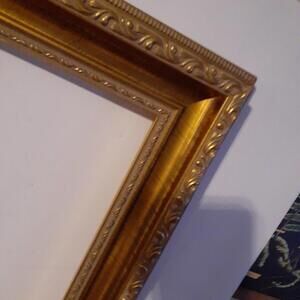 Vintage Renaissance Style Gilted Gold Ornate Picture Frame